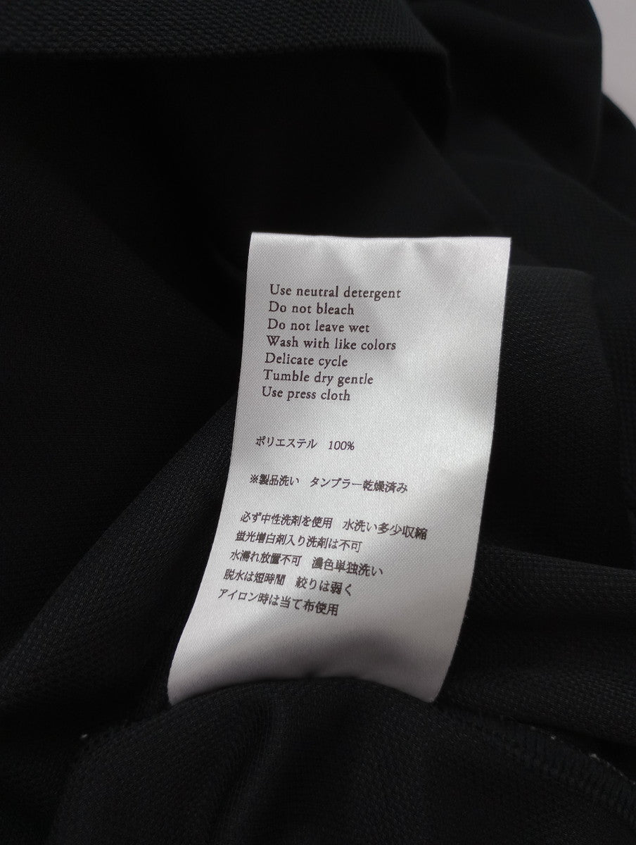 NO CONTROL AIR ノーコントロールエアー フィールドセンサー 2重編みカノコ 5分袖 Tシャツ カットソー トップス  黒 ブラック  (12M＋3905)【中古】