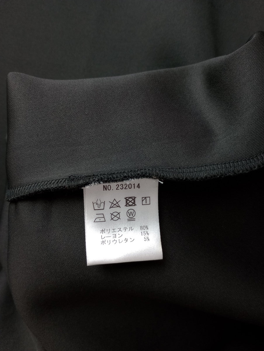 TRAVAIL MANUELトラヴァイユマニュアル クッション ダンボール ロング エア コート ダークグレー【中古】