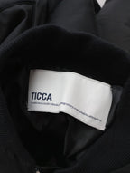 TICCA ティッカ ショート MA-1 ブルゾンジャケット アウター 黒 ブラック 【中古】