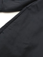 TICCA ティッカ ウォッシャブルウールスタンドカラー ロング シャツ ワンピース 黒に近いダークネイビー 【中古】