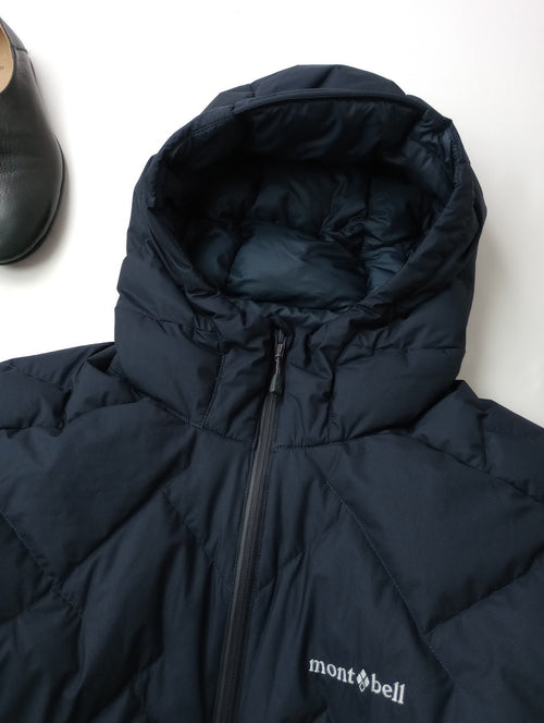 mont-bell モンベル パーマフロスト フード  ライトダウンパーカ Women's ダークネイビー  LR【中古】