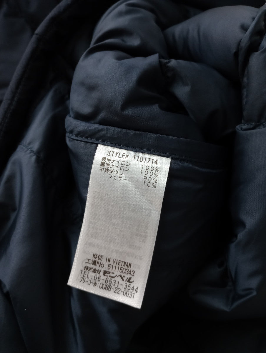 mont-bell モンベル パーマフロスト フード  ライトダウンパーカ Women's ダークネイビー  LR【中古】