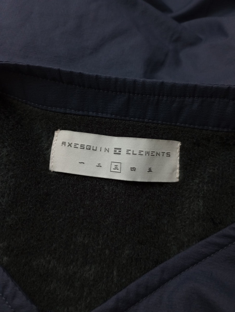 AXESQUIN ELEMENTS アクシーズクインエレメンツ オクタライニングのカーディガン ユニセックス ネイビー ブルゾン ジャケット 3【中古】
