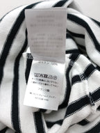 SAINT JAMES セントジェームス ワイド ボーダー バスクシャツ  半袖  カットソー トップス 白黒  (12M＋3904)【中古】