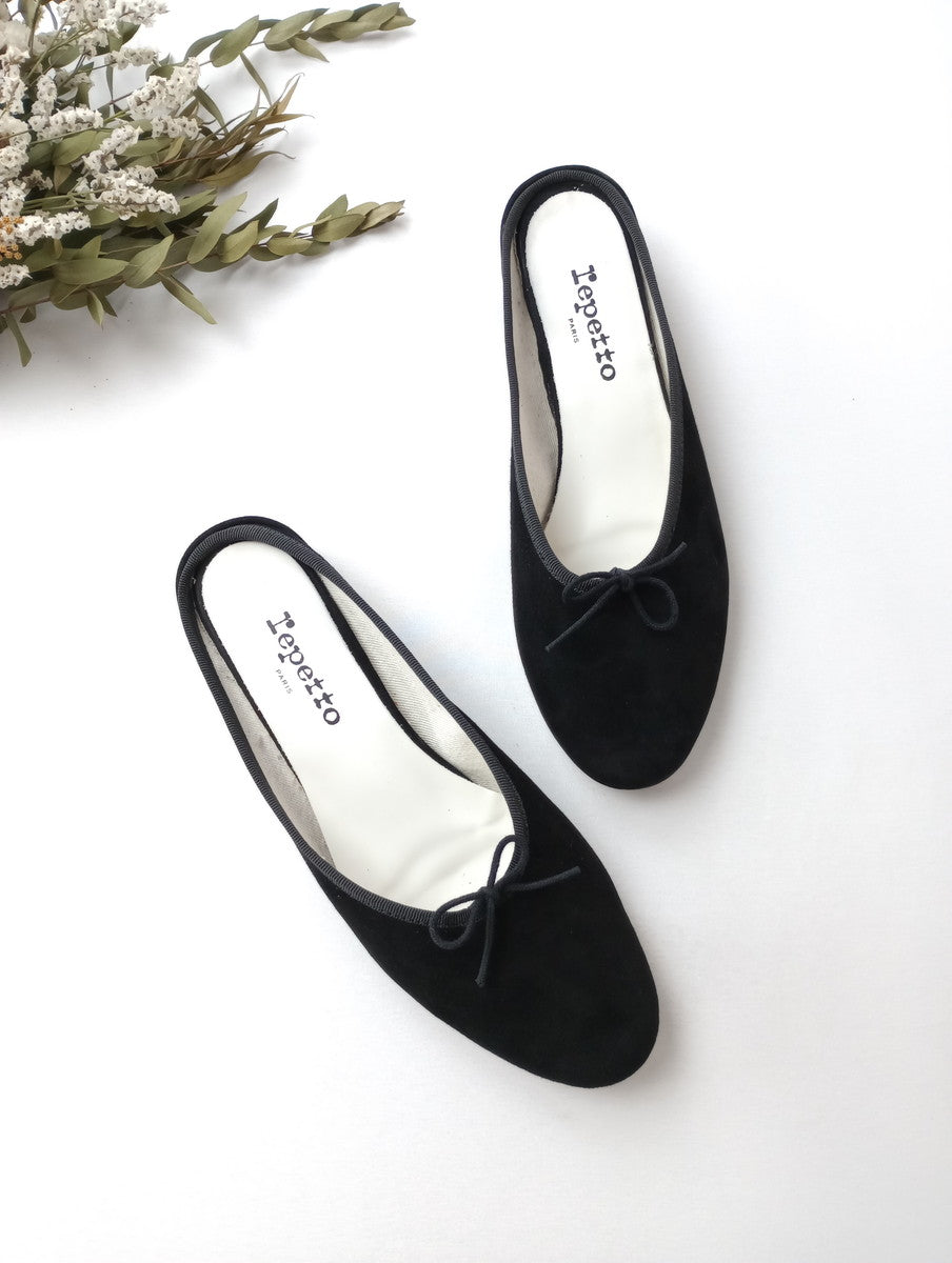 repetto レペット Mules Camille カミーユ ミュール  靴  黒 ブラック39【中古】