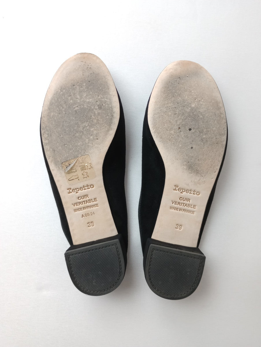 repetto レペット Mules Camille カミーユ ミュール  靴  黒 ブラック39【中古】