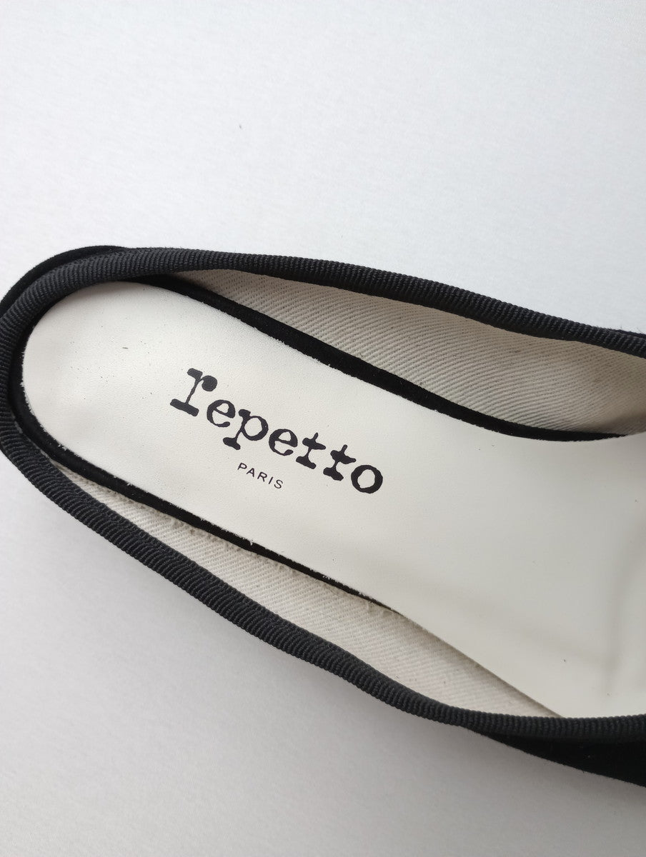 repetto レペット Mules Camille カミーユ ミュール  靴  黒 ブラック39【中古】