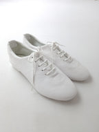 CROWN クラウン レザー フラットシューズ  靴 白 ホワイト 5  【中古】