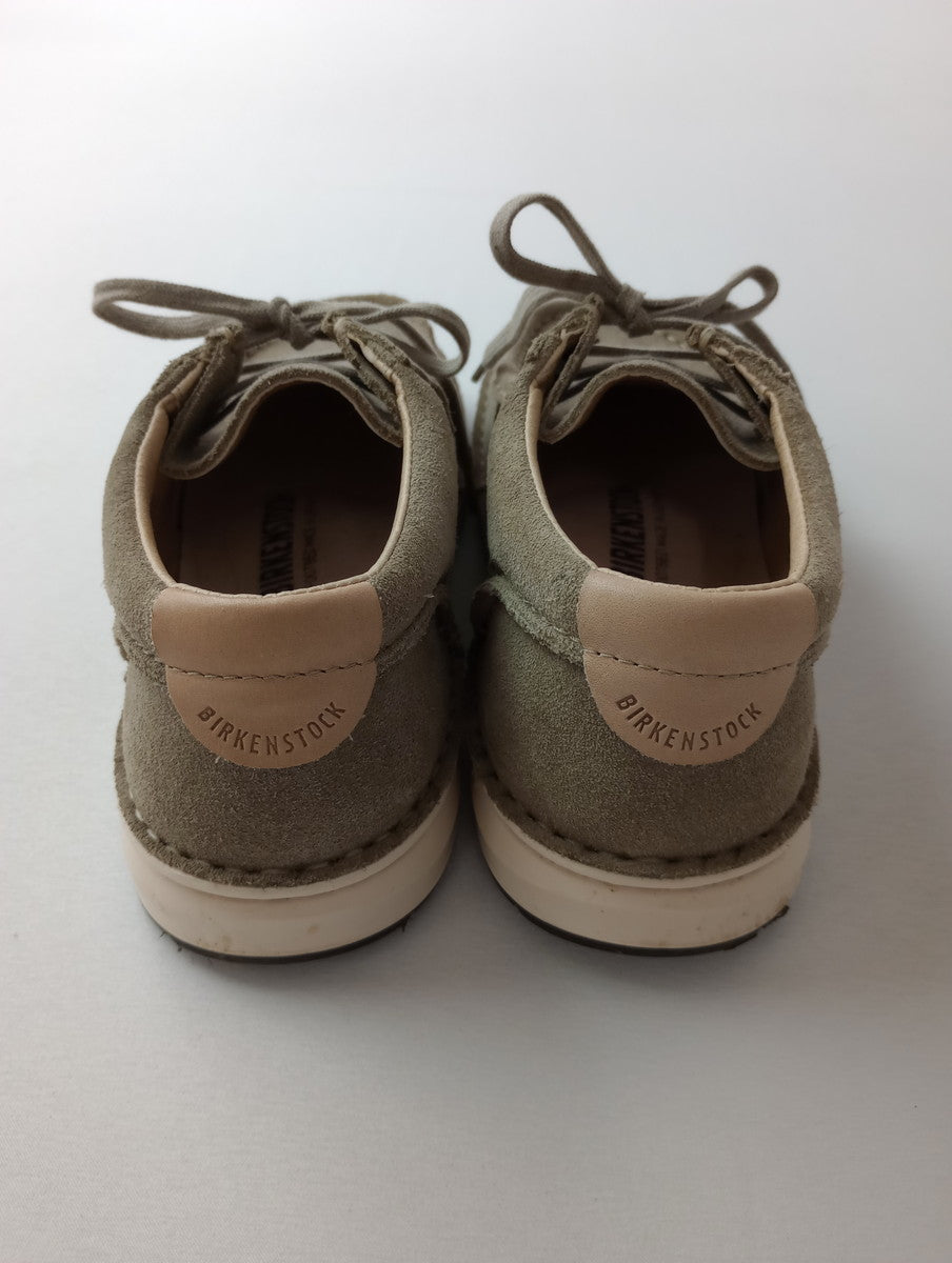 BIRKENSTOCK ビルケンシュトック Pasadena Taupe パサデナ スエード レザー モカシン シューズ  靴  カーキがかったベージュ  37 24 【中古】