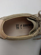 BIRKENSTOCK ビルケンシュトック Pasadena Taupe パサデナ スエード レザー モカシン シューズ  靴  カーキがかったベージュ  37 24 【中古】