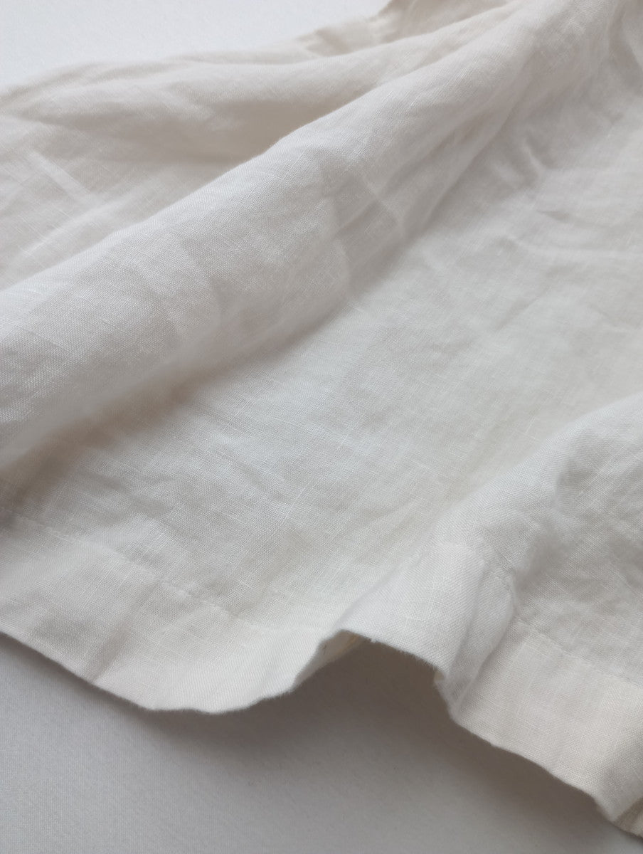 25SS evam eva エヴァムエヴァ linen wide shirt リネンワイドシャツ 生成り M(12M＋3912)【中古】