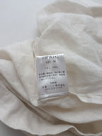 25SS evam eva エヴァムエヴァ linen wide shirt リネンワイドシャツ 生成り M(12M＋3912)【中古】