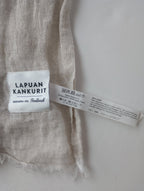 LAPUAN KANKURIT ラプアン カンクリ  リネン  麻 100％ 大判 ストール 生成り  (23M＋3024) 【中古】