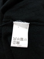 Marimekko マリメッコ PIHTA SOLID KNIT CARDIGAN ニットカーディガン 黒 ブラック S  【中古】