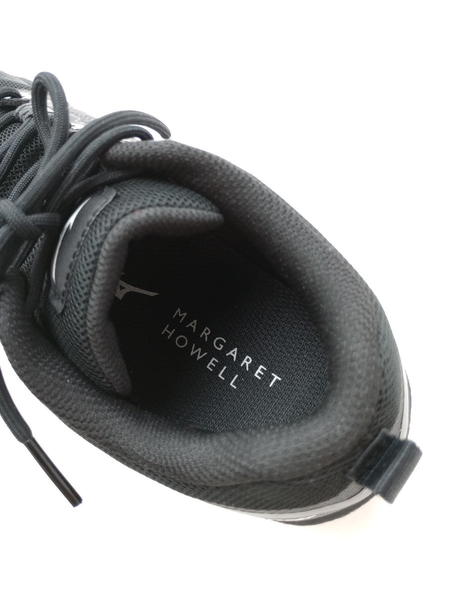 MARGARET HOWELL × MIZUNO マーガレットハウエル ミズノ WOMEN NEW MIZUNO HIKING SHOES ハイキングシューズ 靴 24  黒 ブラック【中古】