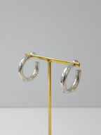 SOPHIE BUHAI  ソフィー ブハイ  Medium Everyday Hoops フープ ピアス  シルバー  【中古】