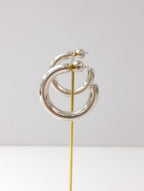 SOPHIE BUHAI  ソフィー ブハイ  Medium Everyday Hoops フープ ピアス  シルバー  【中古】