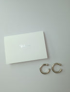 SOPHIE BUHAI  ソフィー ブハイ  Medium Everyday Hoops フープ ピアス  シルバー  【中古】