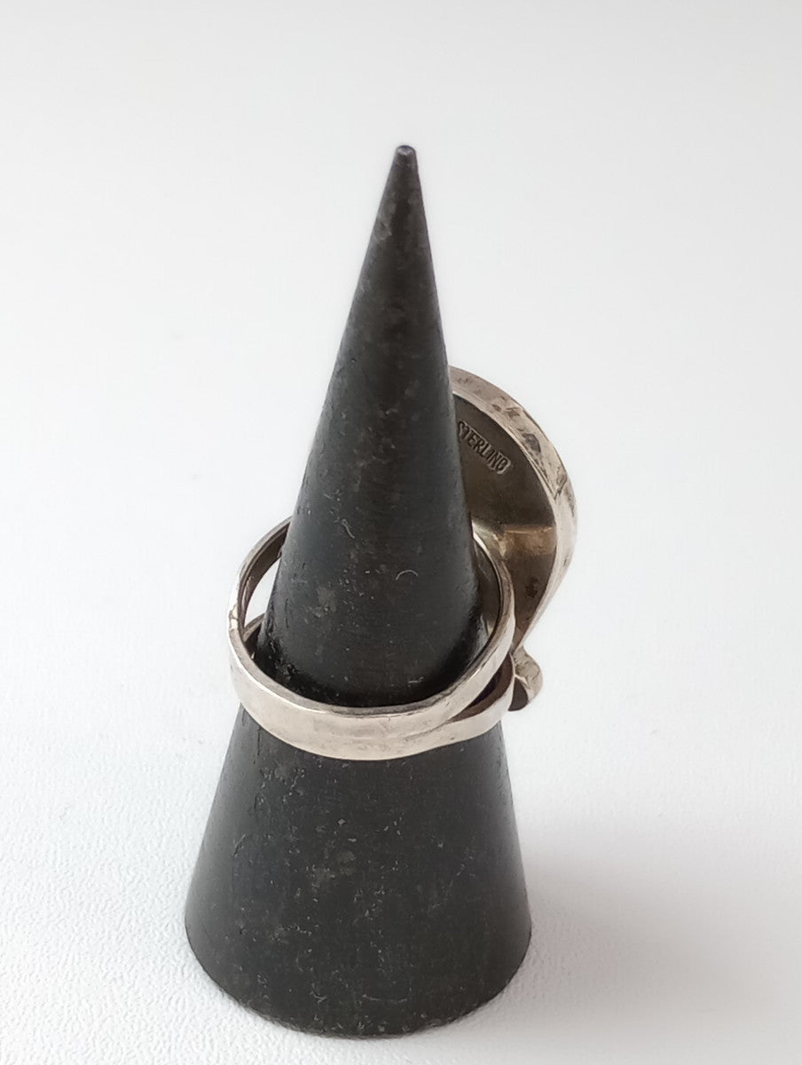 HARPO ハルポ ロンハーマン取り扱い  インディアンジュエリー  ズニ族  トゥイーティー フェイス  リング 指輪  イエロー 黄色  11号   【中古】