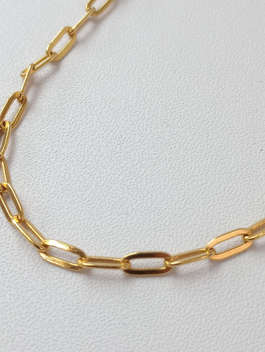 MARIA BLACK マリアブラック Gemma Necklace チェーン ネックレス 淡水パール  イエローゴールド 【中古】