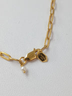 MARIA BLACK マリアブラック Gemma Necklace チェーン ネックレス 淡水パール  イエローゴールド 【中古】