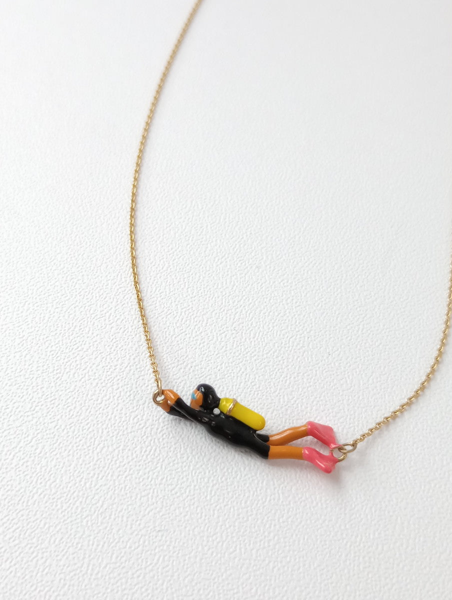ALIITA アリータ SUB NECKLACE ROLO Diver ダイバー ネックレス 9K 【中古】