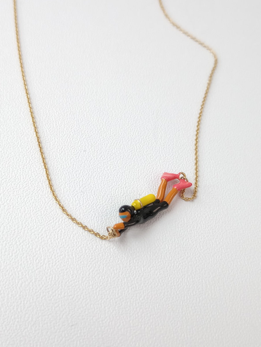 ALIITA アリータ SUB NECKLACE ROLO Diver ダイバー ネックレス 9K 【中古】