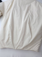 ARGUE アギュー DOWN FEATHER FOODIE BLOUSON ダウンフェザーフーディーブルゾン ジャケット アイボリー  【中古】