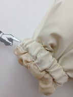 ARGUE アギュー DOWN FEATHER FOODIE BLOUSON ダウンフェザーフーディーブルゾン ジャケット アイボリー  【中古】