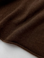 ARGUE アギュー SUPER EXTRA FINE LAMB‘S WOOL T-SHIRT HOLE KNIT スーパーファイン ラムズウール 長袖  ニット  トップス  2 ブラウン   【中古】