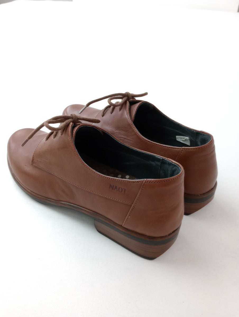 NAOT ナオト KEDMA Soft Chestnut レースアップ シューズ 靴 ブラウン  【中古】