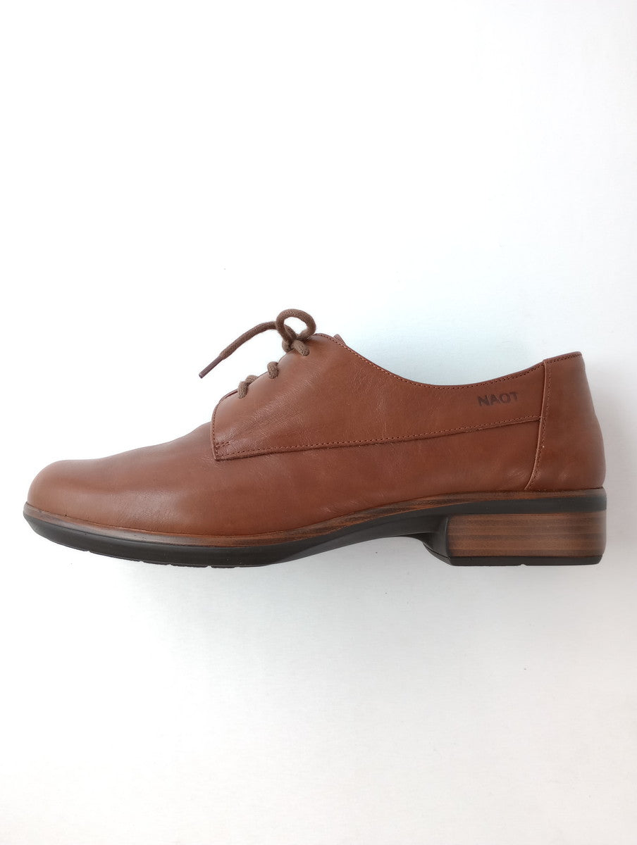 NAOT ナオト KEDMA Soft Chestnut レースアップ シューズ 靴 ブラウン  【中古】