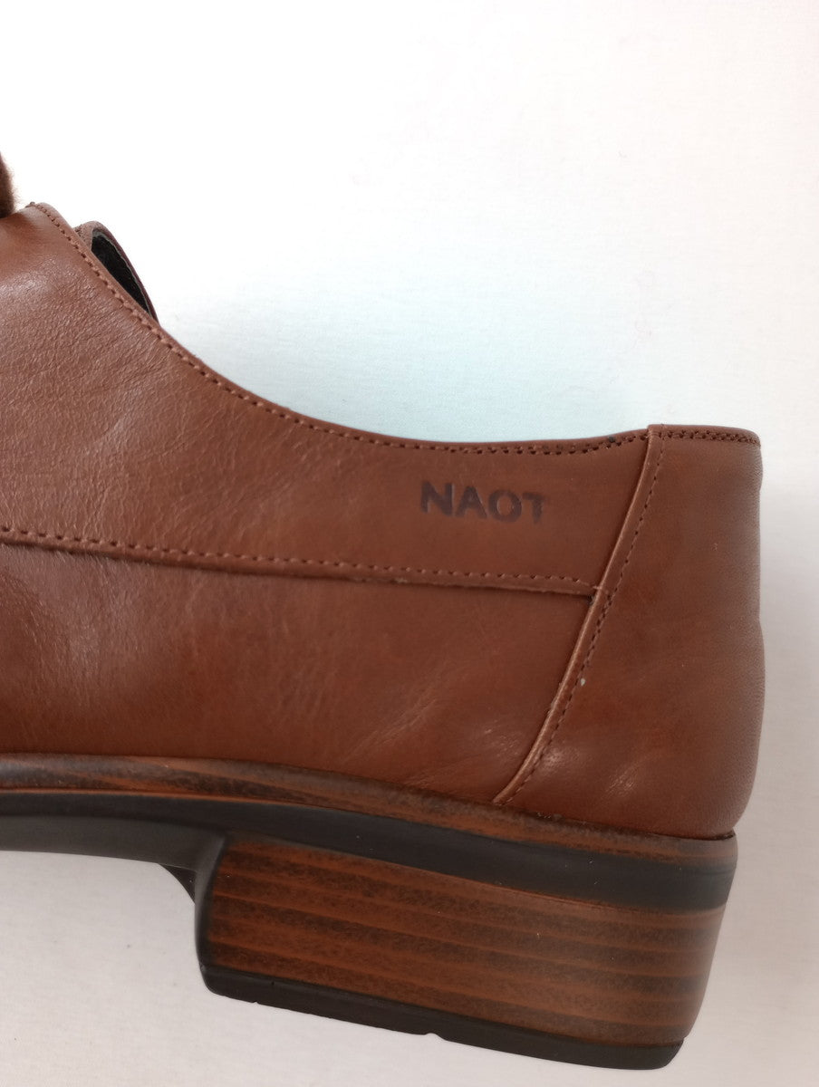 NAOT ナオト KEDMA Soft Chestnut レースアップ シューズ 靴 ブラウン  【中古】