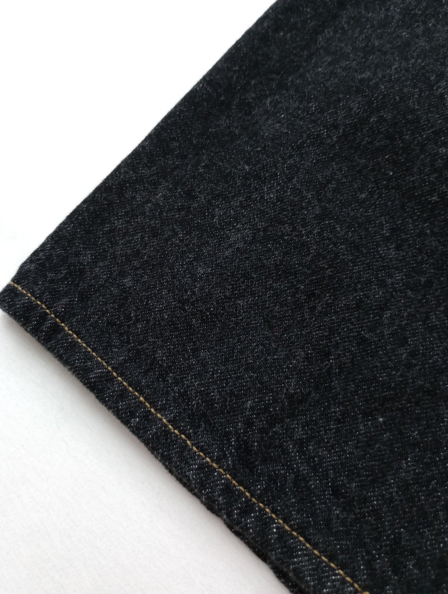 YAECA ヤエカ WIDE STRAIGHT 11-13B ワイド ストレート デニムパンツ  ネイビー 【中古】
