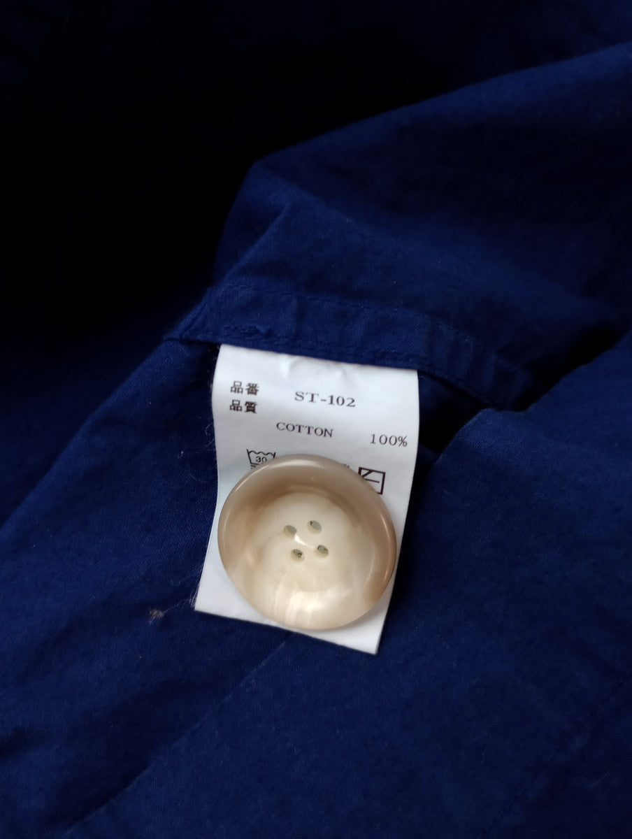 Veritecoeur ヴェリテクール ダブルボタンショートコート 製品染め ブルー 【中古】