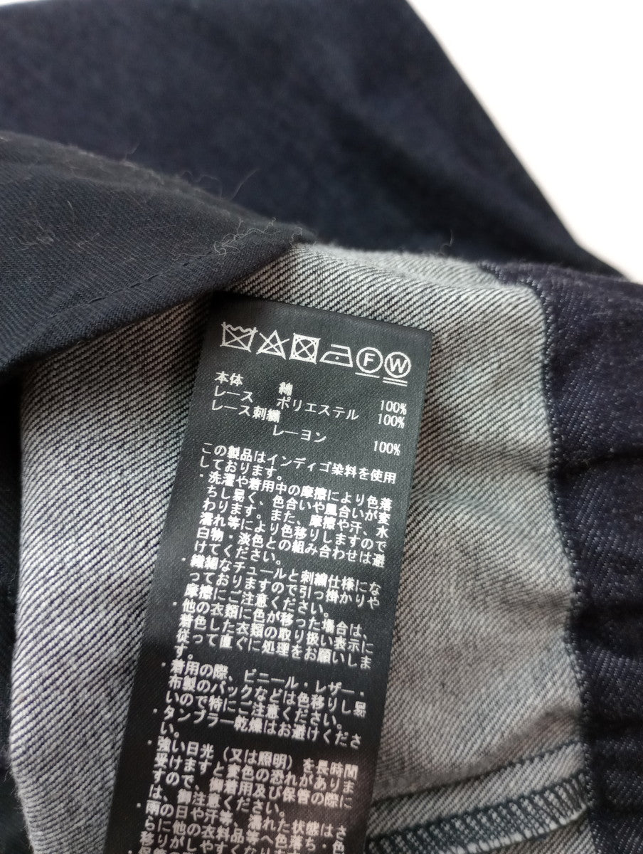 LOKITHO × JAPAN DENIM ロキト ジャパンデニム EMBROIDERY BLOUSON エンブロイダリー デニム ブルゾン ジャケット ネイビー 【中古】