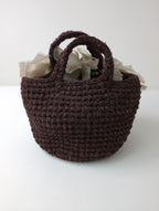 MIKI KAWAMURA 河村美琴 FRINGE TOTE BAG フリンジトートバッグ ブラウン  【中古】