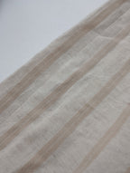 atelier naruse アトリエナルセ   cotton  linen gaucho pants stripe  ストライプ  パンツ   ベージュ  F  【中古】