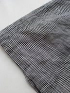 新品 TISSU ティシュ カーゴ グレン  チェック  ワンピース  白黒