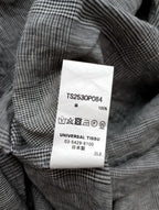 新品 TISSU ティシュ カーゴ グレン  チェック  ワンピース  白黒