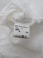 yuni ユニ  フレンチ リネン ワイド ブラウス シャツ トップス  白 ホワイト (12M＋4819) 【中古】