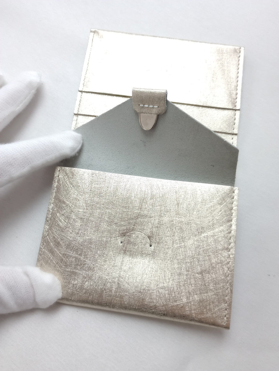 新品 中川政七商店 こはぜ留めの コンパクト 財布 ウォレット  ゴールド 【中古】