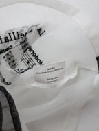 BRIGITTE TANAKA ブリジットタナカ BT.MO.1010 La Marseillaise ラ・マルセイエーズ 楽譜 音符 オーガンジー刺繍 バッグ 白黒&nbsp; 【中古】