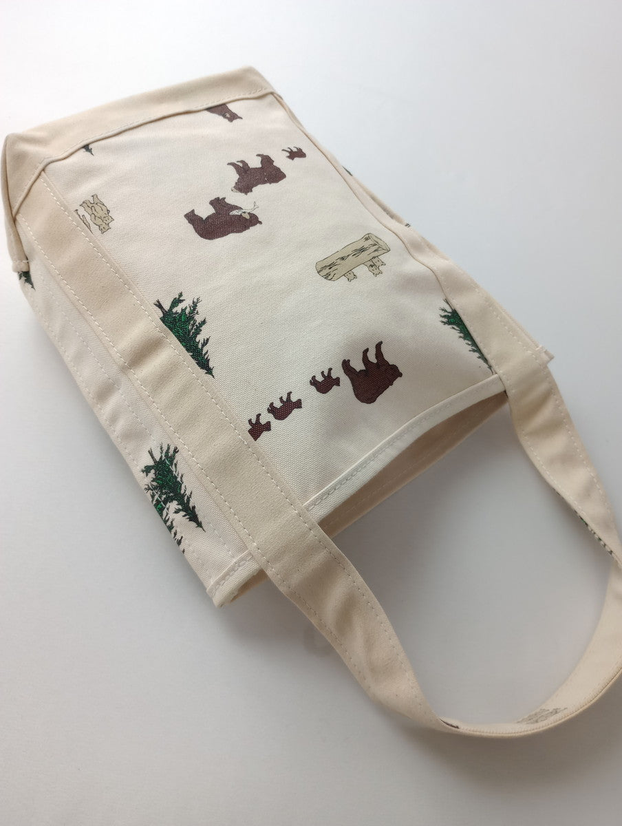 TEMBEA テンベア BEAR バケット トートバッグ くま アイボリー  【中古】