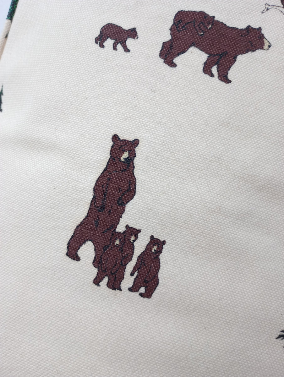 TEMBEA テンベア BEAR バケット トートバッグ くま アイボリー  【中古】