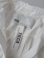 TICCA ティッカ コットンレース パフスリーブ ワンピース 白 ホワイト (15M＋4796) 【中古】