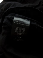ne Quittez pas ヌキテパ  スリット ネック コットン フレア ワンピース  ロング  黒 ブラック (15M＋4799) 【中古】