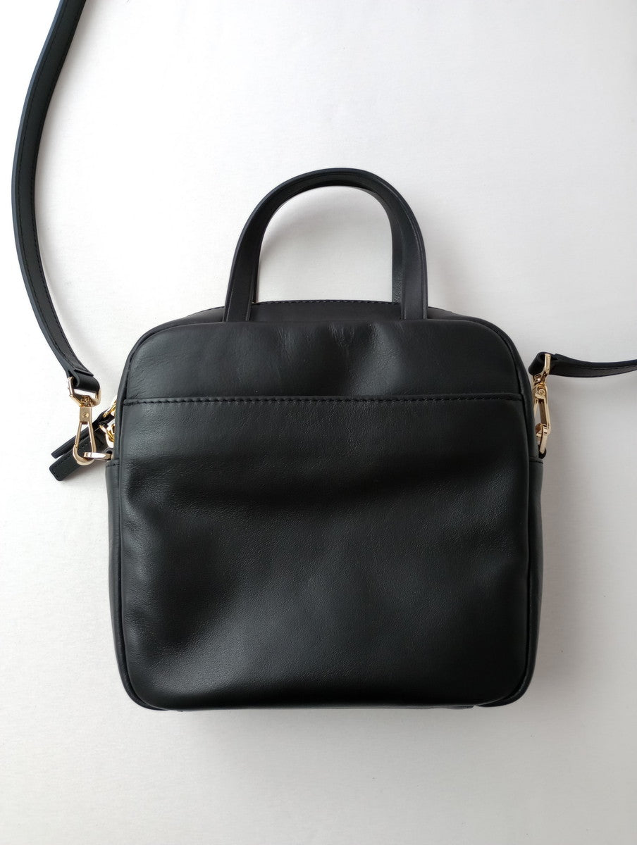agnès b. アニエスベー ハラコ ヒョウ柄 2way ショルダーバッグ ハンド レオパード  豹柄  ベージュ 【中古】