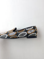 mina perhonen ミナペルホネン aurinko -tarte- 刺繍 オペラシューズ 靴  24 38 【中古】