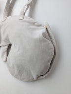 mina perhonen ミナペルホネン  miyao bag  ミャオバッグ  ベロア コットン  ライトグレー 【中古】